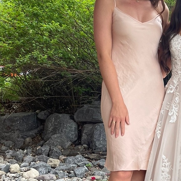 Aritzia Wilfred Only Silk Midi Dress - Picture 5 of 5